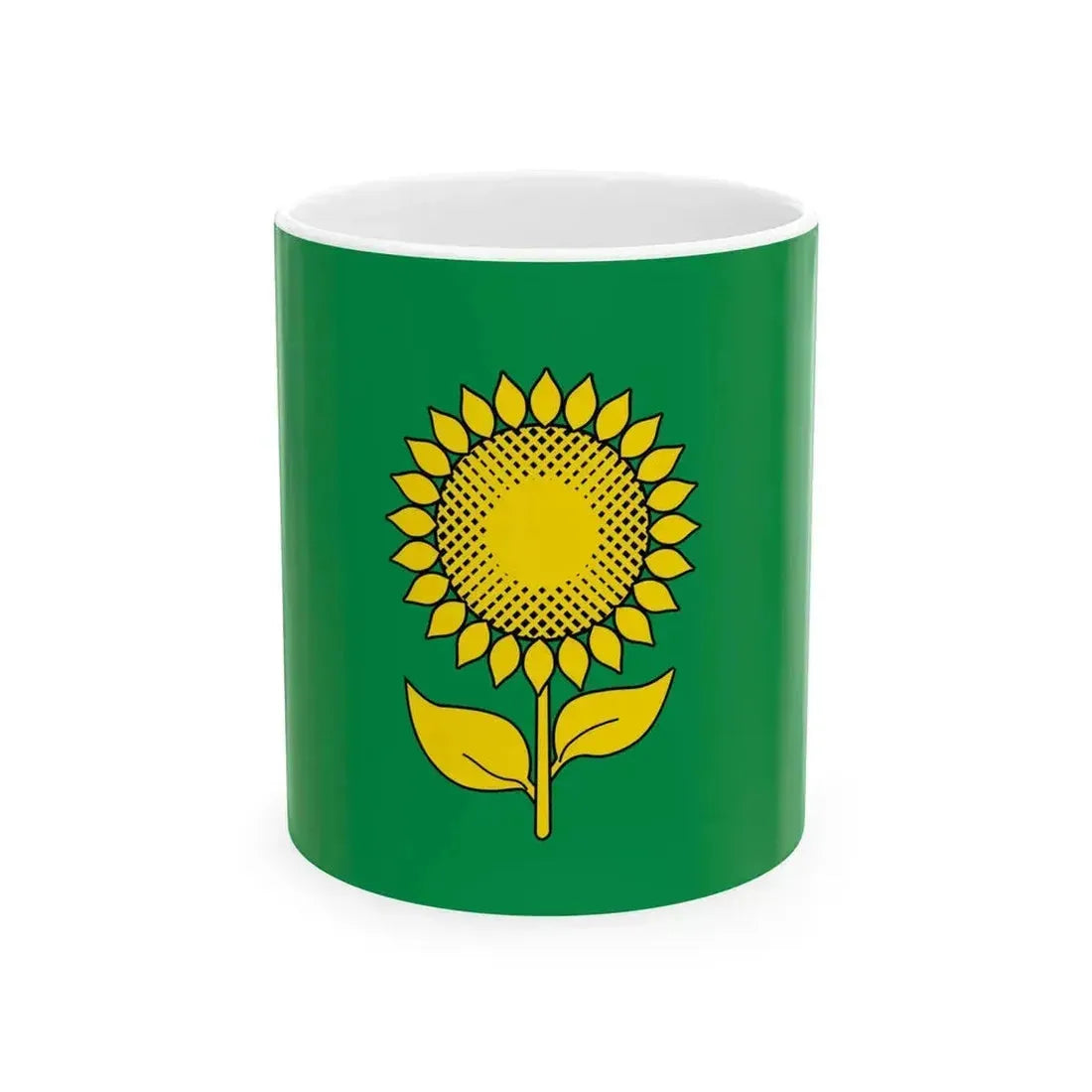 Flag of Alexeyevsky rayon (Russia) White Coffee Mug 11oz - Go Mug Yourself