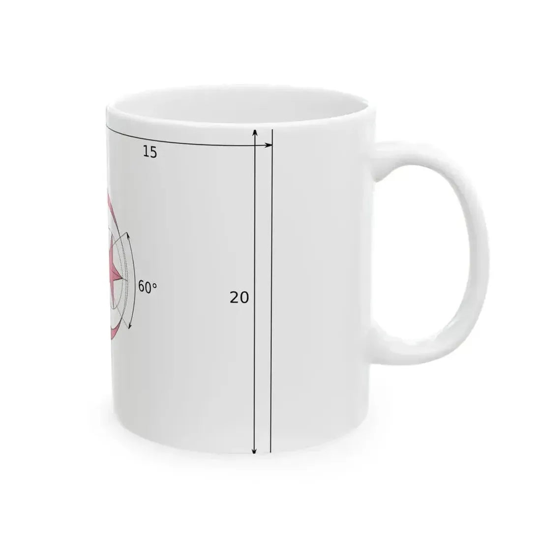 Flag of Algeria construction (Algeria) White Coffee Mug - Go Mug Yourself