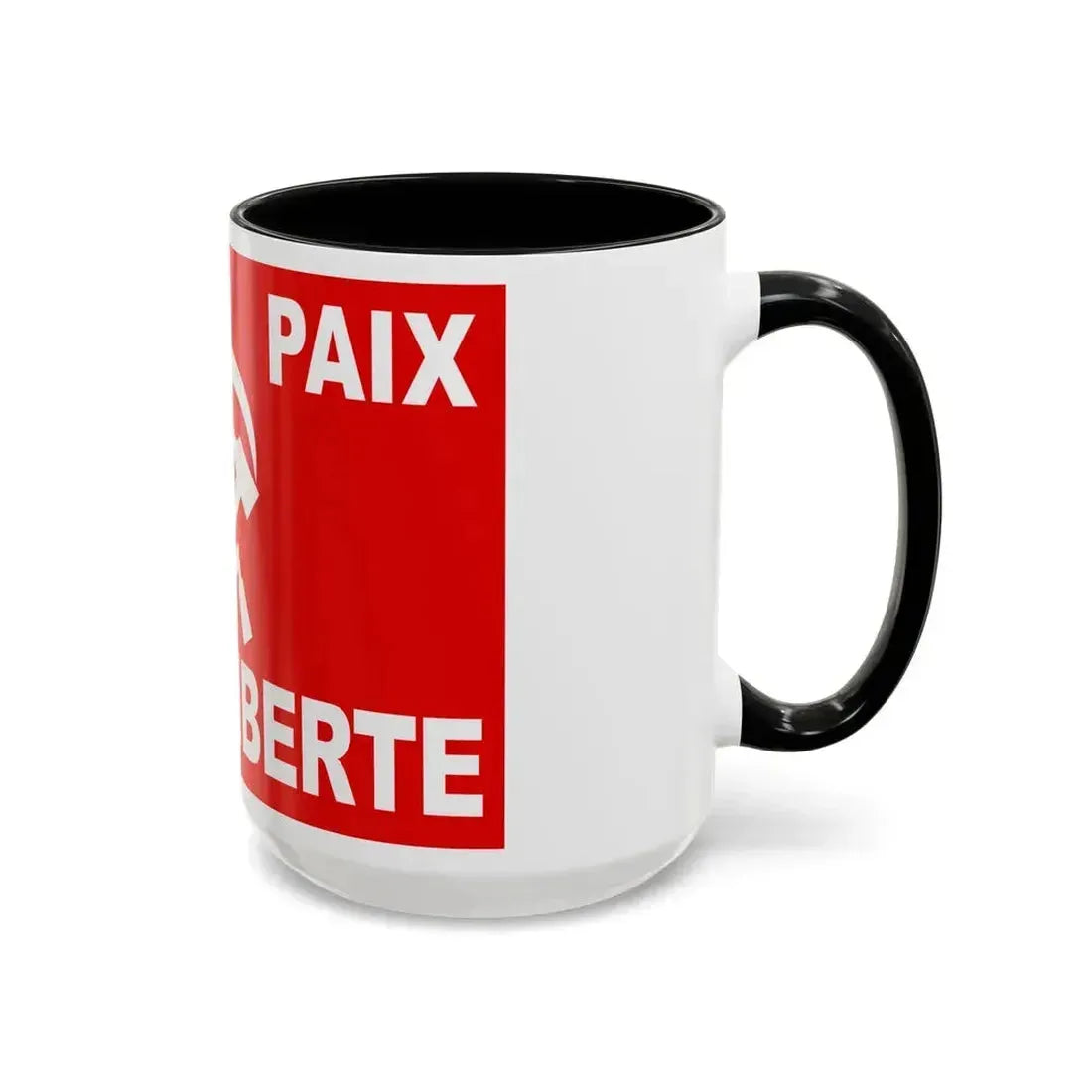 Flag of Algerian Communist Party - Accent Coffee Mug - Go Mug Yourself