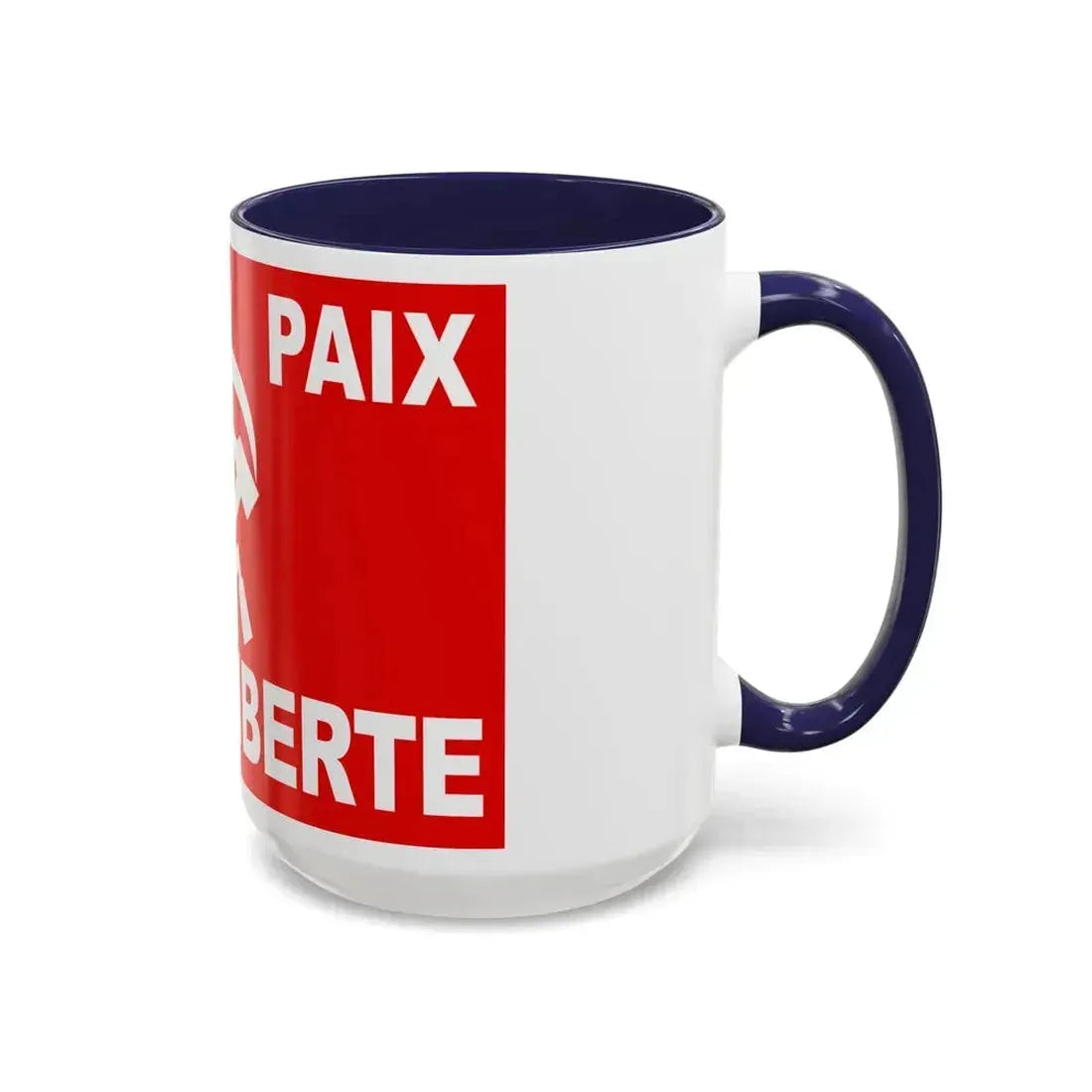 Flag of Algerian Communist Party - Accent Coffee Mug - Go Mug Yourself