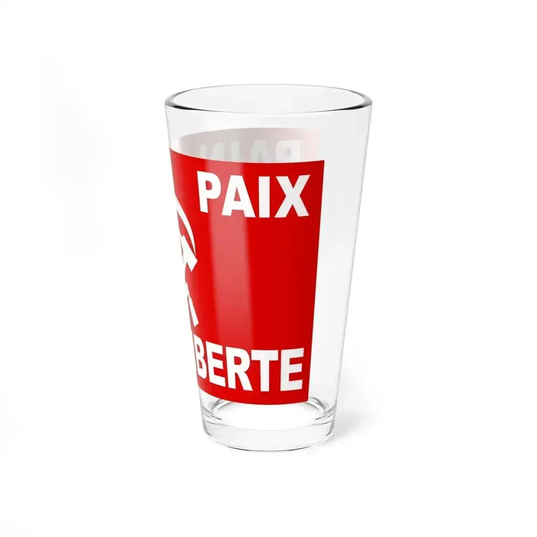 Flag of Algerian Communist Party - Pint Glass 16oz - Go Mug Yourself