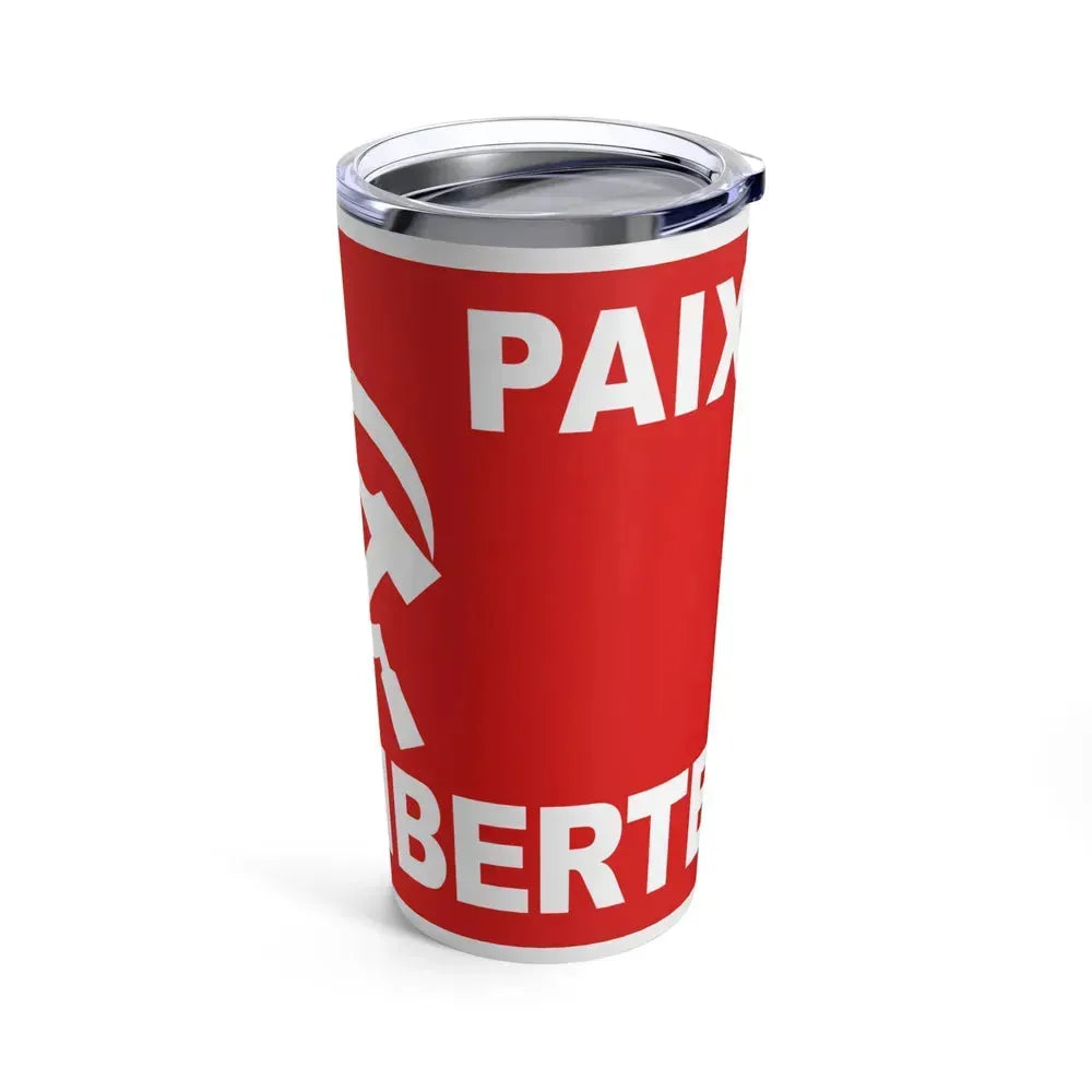 Flag of Algerian Communist Party - Tumbler 20oz - Go Mug Yourself