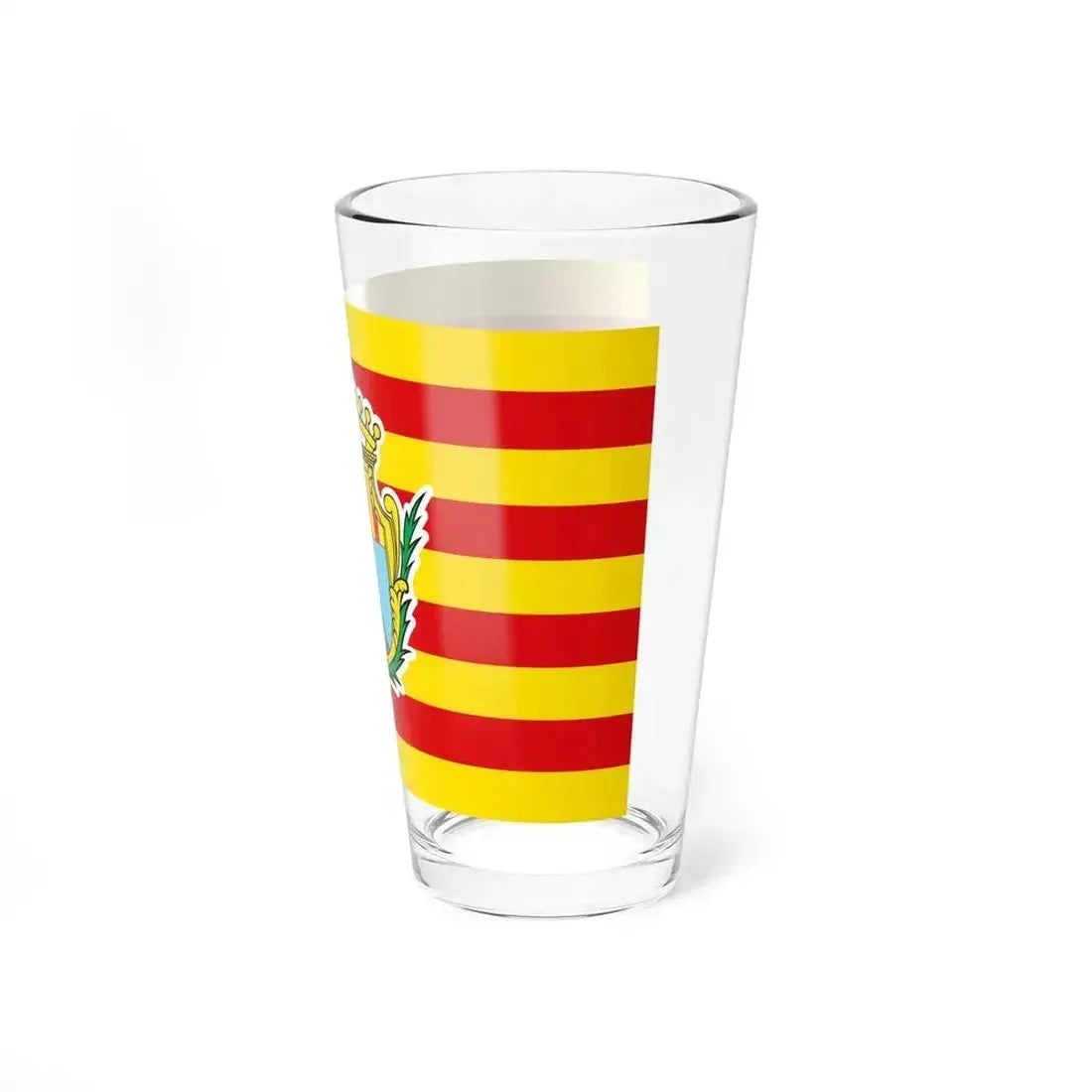 Flag of Alghero Italy - Pint Glass 16oz - Go Mug Yourself