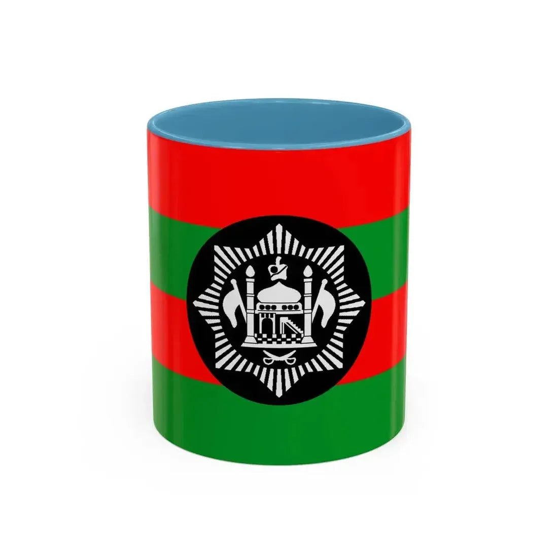 Flag of Ali Ahmad Khan's rebellion against Habibullah Kalakani - Accent Coffee Mug 11oz Light Blue - Go Mug Yourself