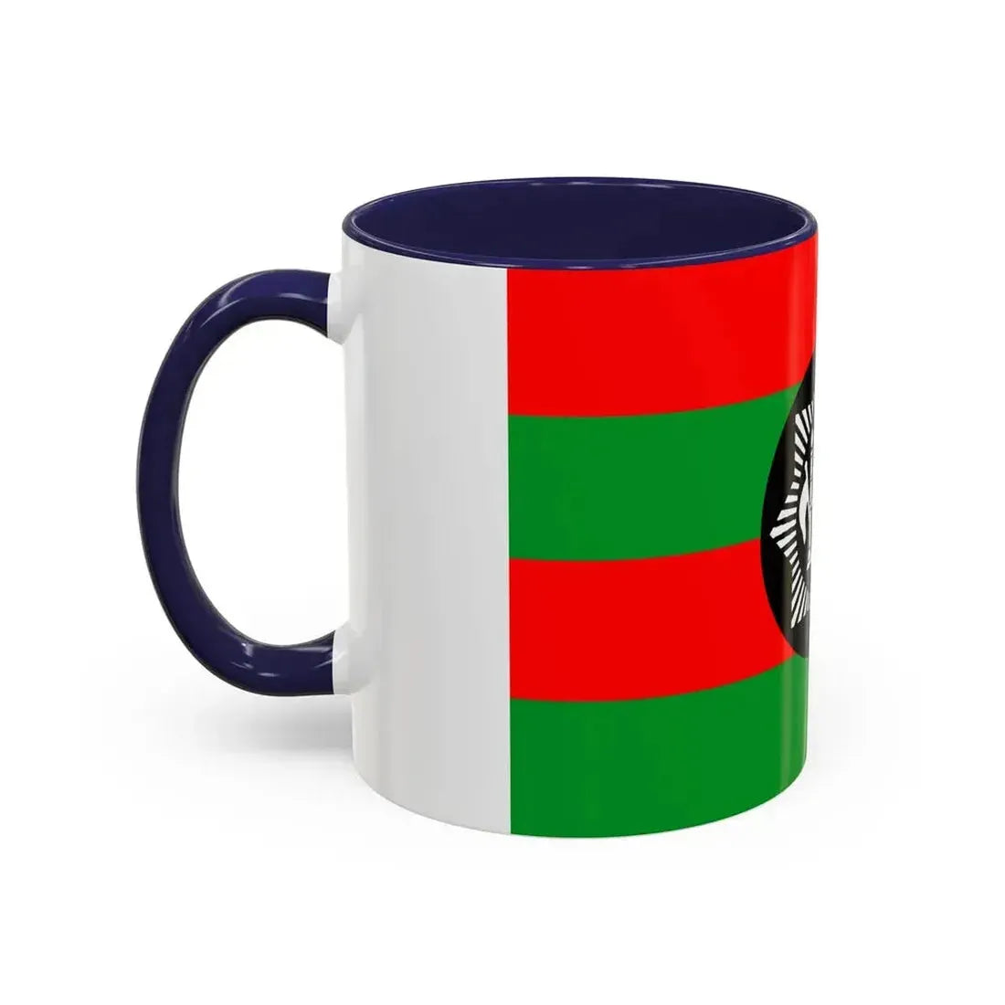 Flag of Ali Ahmad Khan's rebellion against Habibullah Kalakani - Accent Coffee Mug - Go Mug Yourself