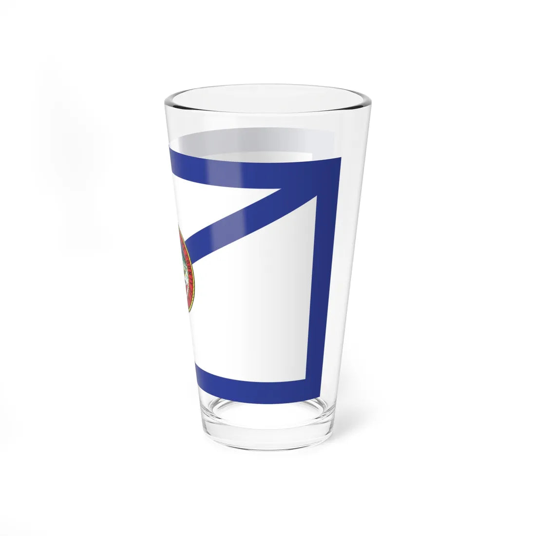 Flag of Allen County Indiana (India) Pint Glass 16oz - Go Mug Yourself