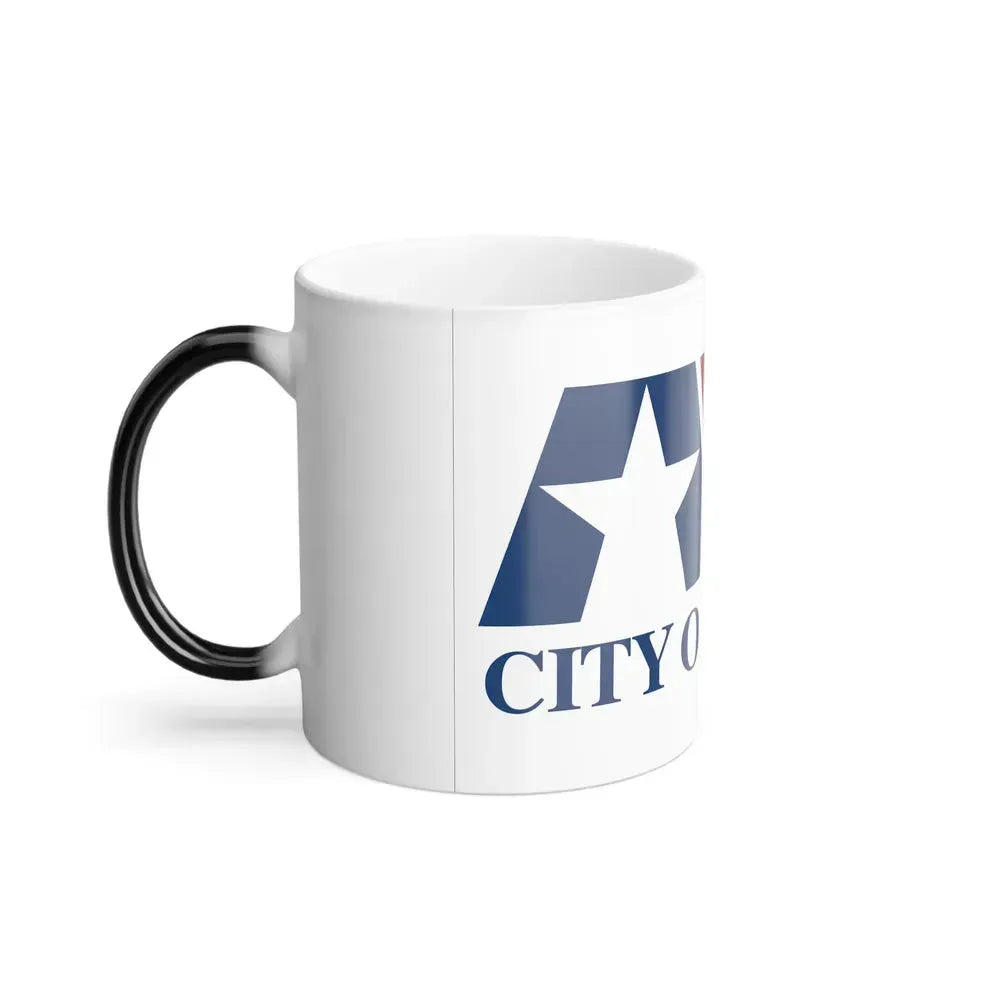 Flag of Allen, Texas - Color Changing Coffee Mug - Go Mug Yourself
