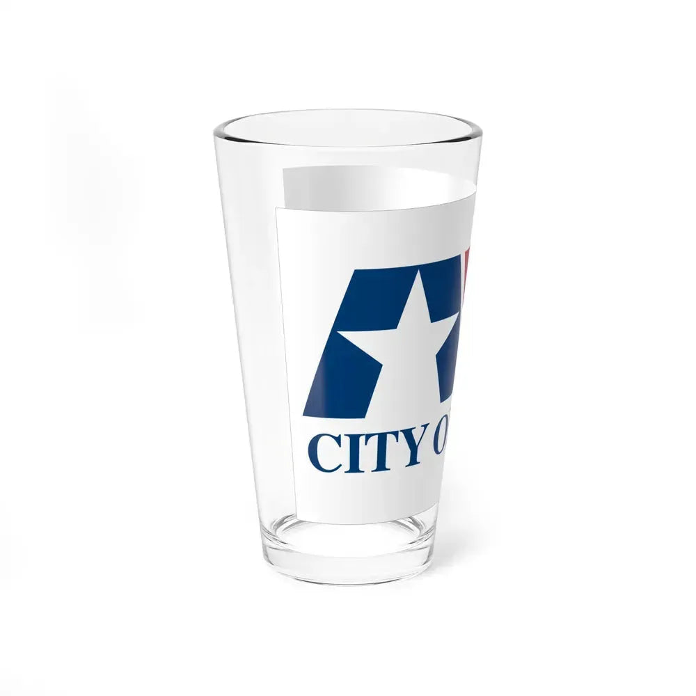 Flag of Allen, Texas - Pint Glass 16oz - Go Mug Yourself