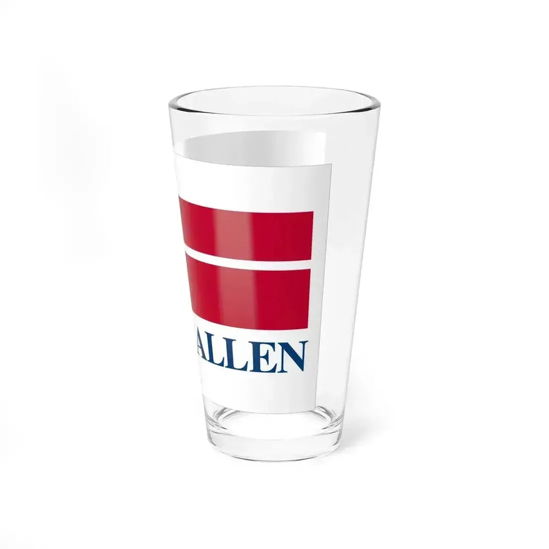 Flag of Allen, Texas - Pint Glass 16oz - Go Mug Yourself