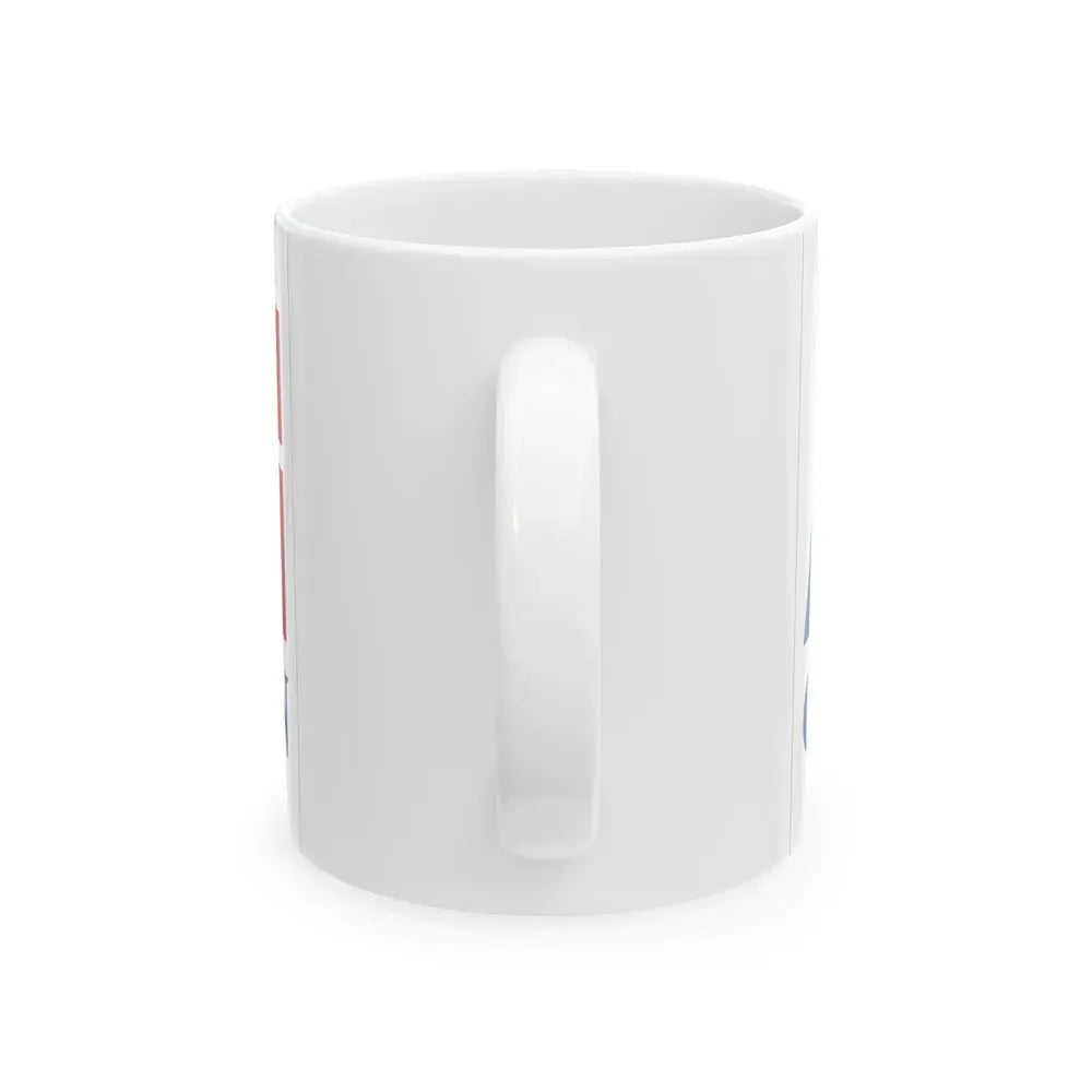 Flag of Allen Texas (United States) White Coffee Mug - Go Mug Yourself
