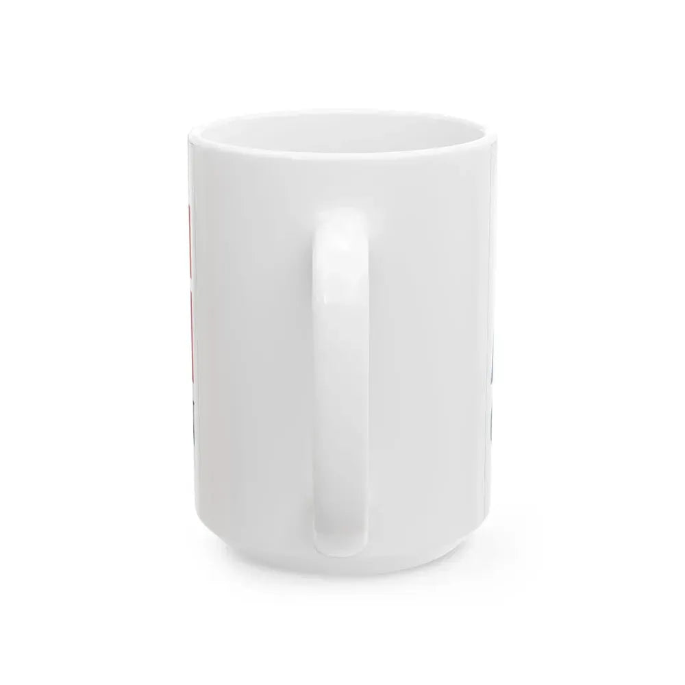 Flag of Allen Texas (United States) White Coffee Mug - Go Mug Yourself