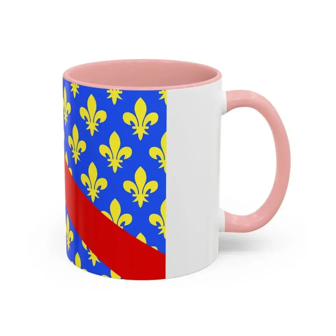 Flag of Allier France 2 - Accent Coffee Mug - Go Mug Yourself