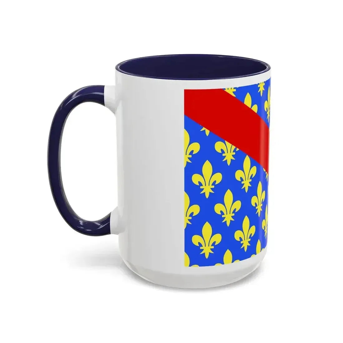 Flag of Allier France 2 - Accent Coffee Mug - Go Mug Yourself