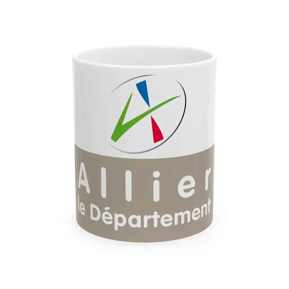 Flag of Allier France - White Coffee Mug 11oz - Go Mug Yourself