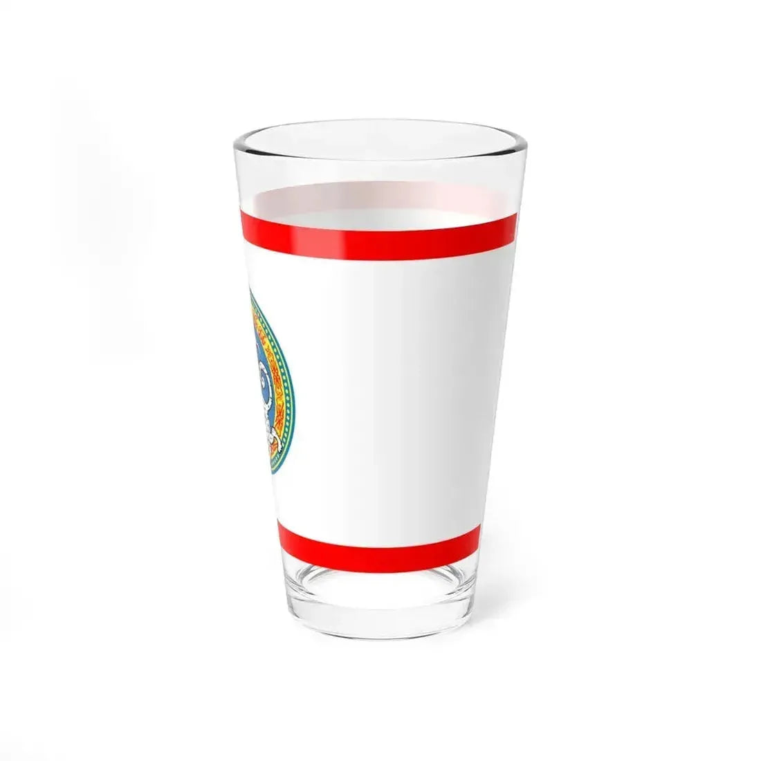 Flag of Almaty Kazakhstan - Pint Glass 16oz - Go Mug Yourself