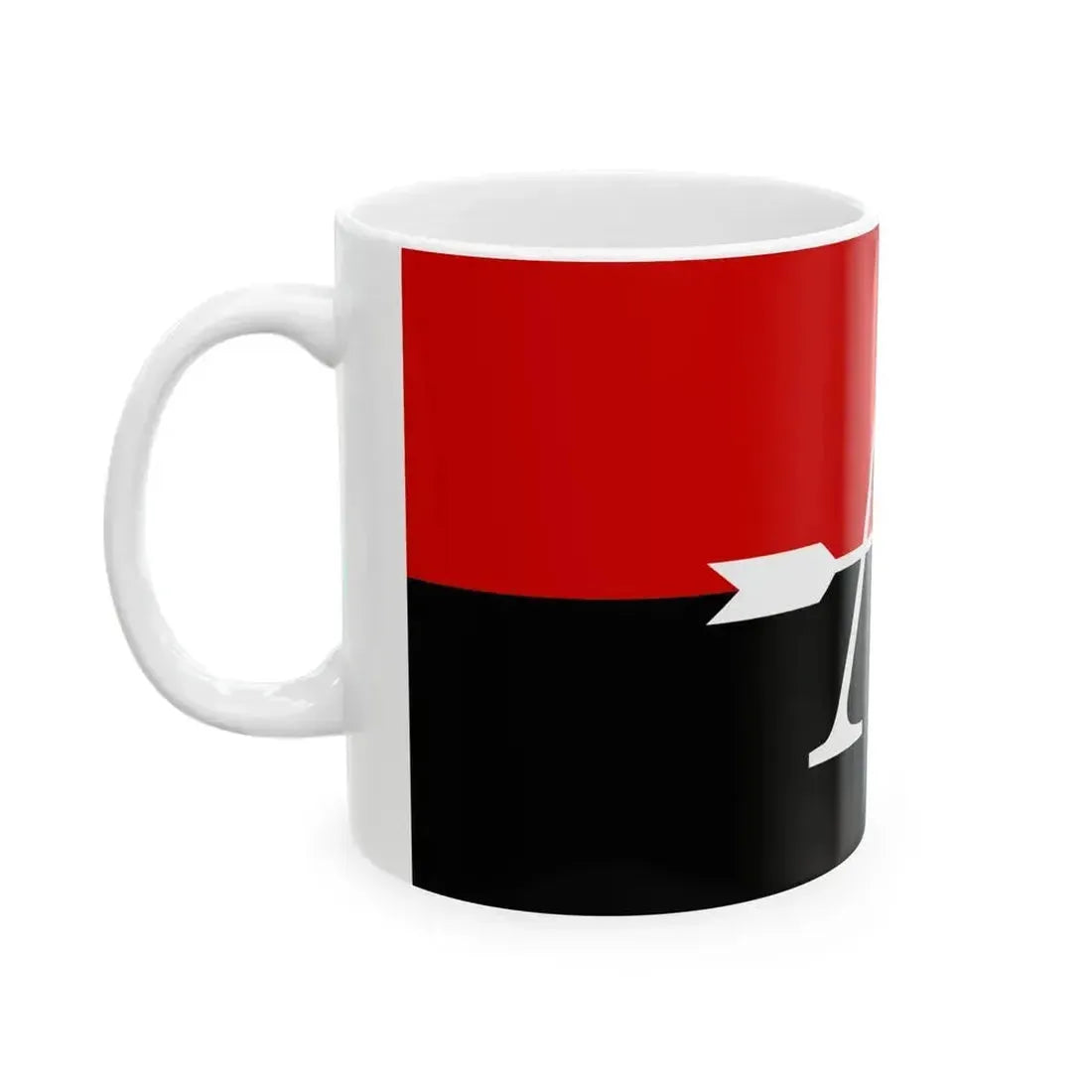 Flag of Alnashi Region Udmurtia (Russia) White Coffee Mug - Go Mug Yourself