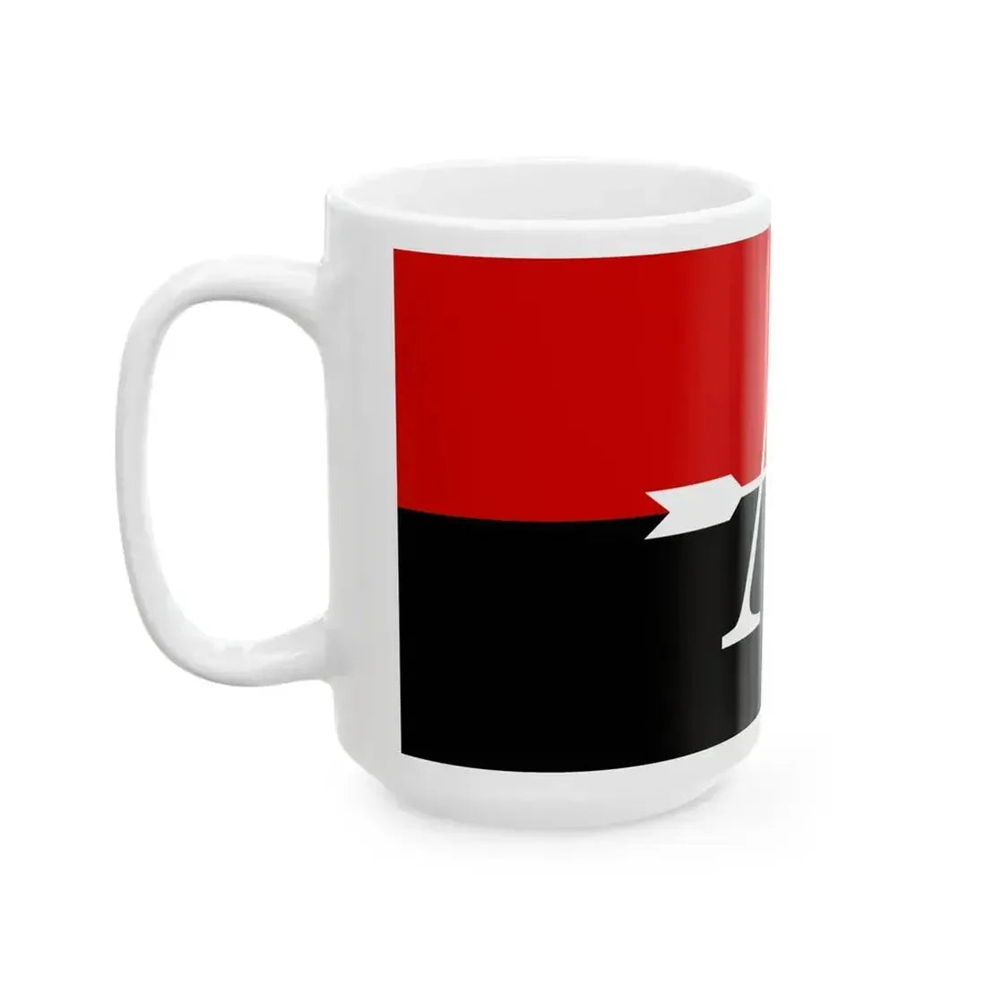 Flag of Alnashi Region Udmurtia (Russia) White Coffee Mug - Go Mug Yourself