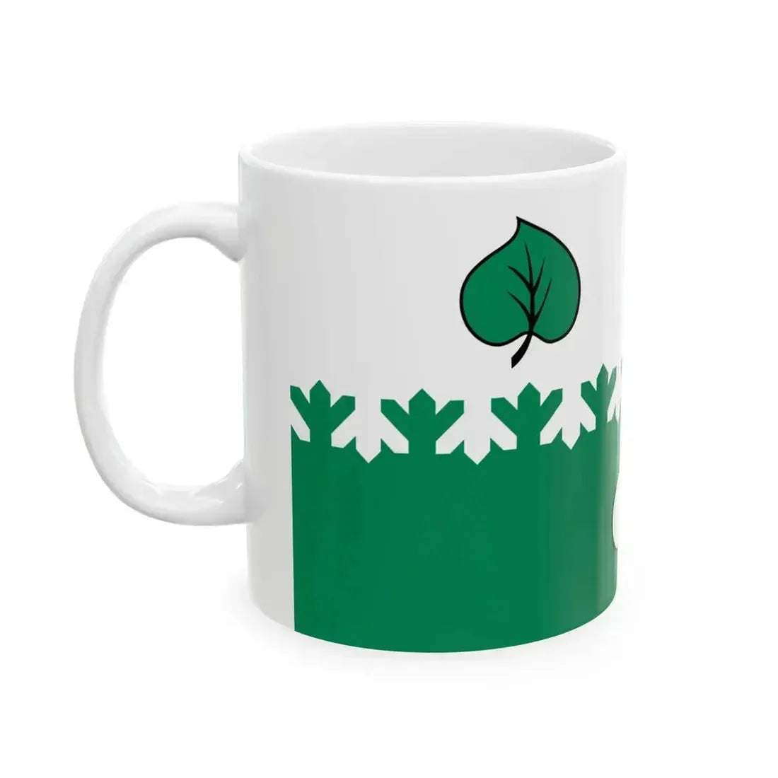 Flag of Aloja (Latvia) White Coffee Mug - Go Mug Yourself
