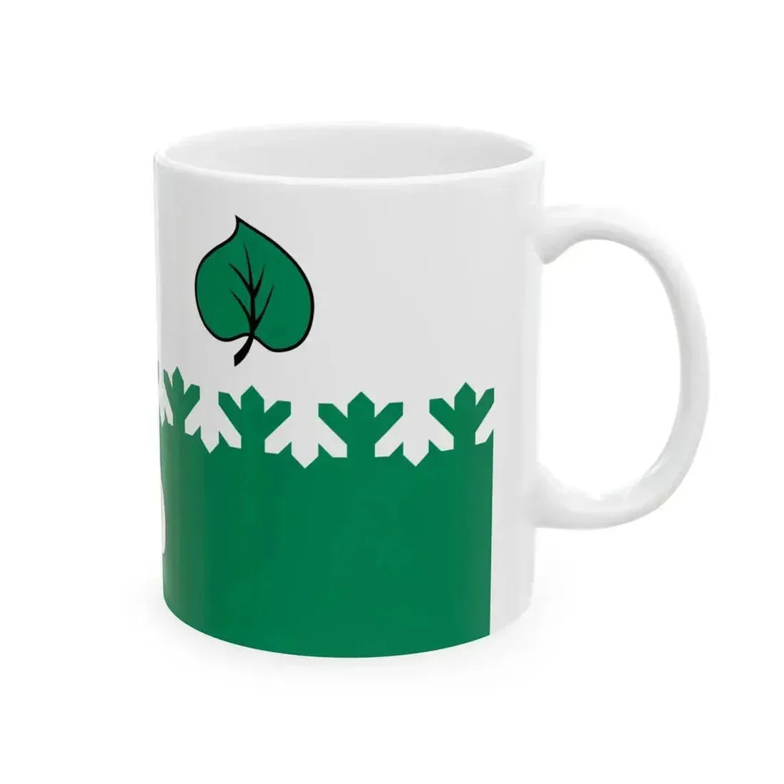Flag of Aloja (Latvia) White Coffee Mug - Go Mug Yourself
