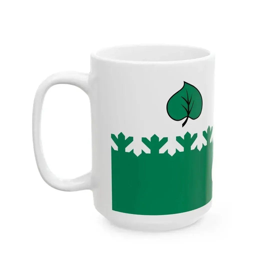 Flag of Aloja (Latvia) White Coffee Mug - Go Mug Yourself
