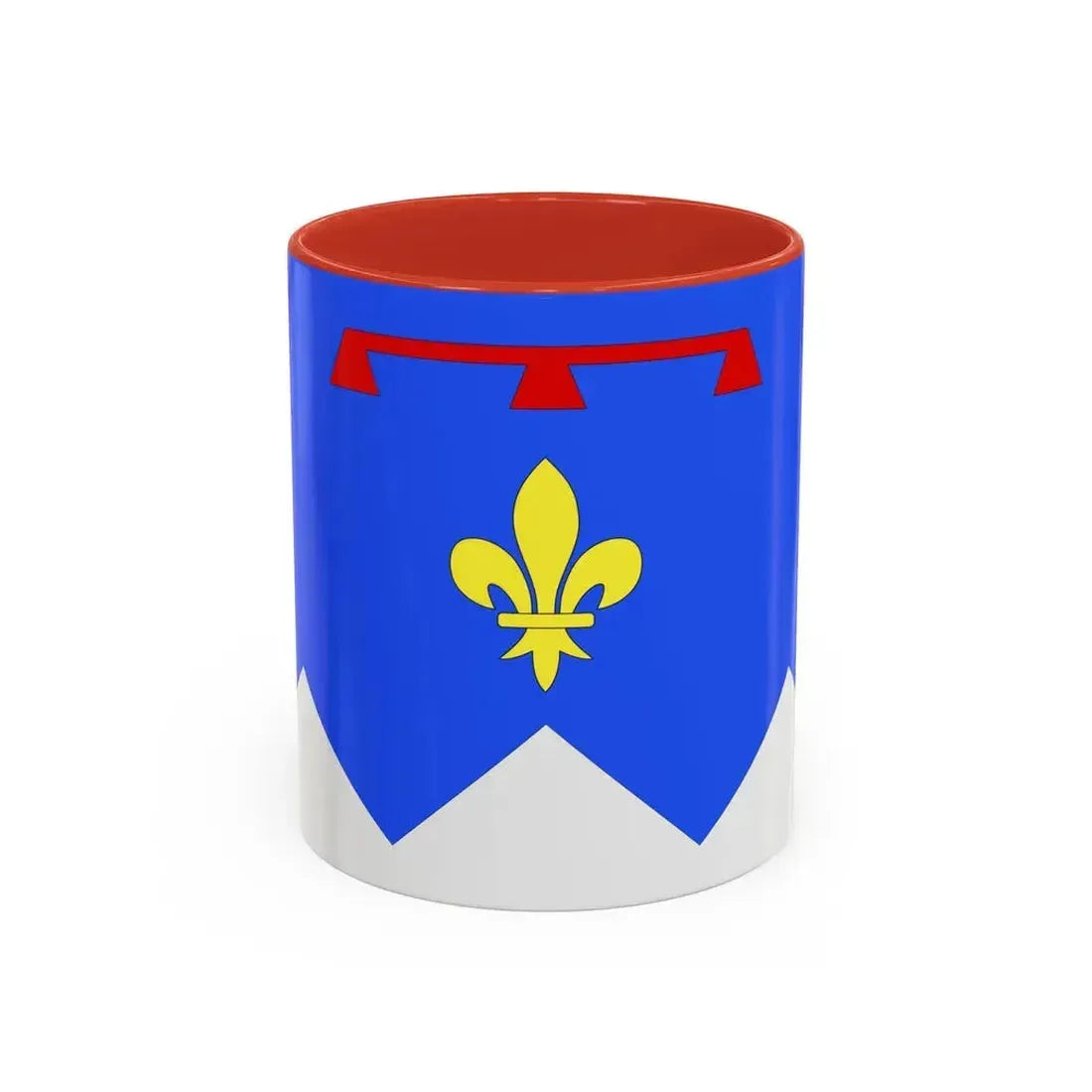Flag of Alpes de Haute Provence France 2 - Accent Coffee Mug 11oz Red - Go Mug Yourself