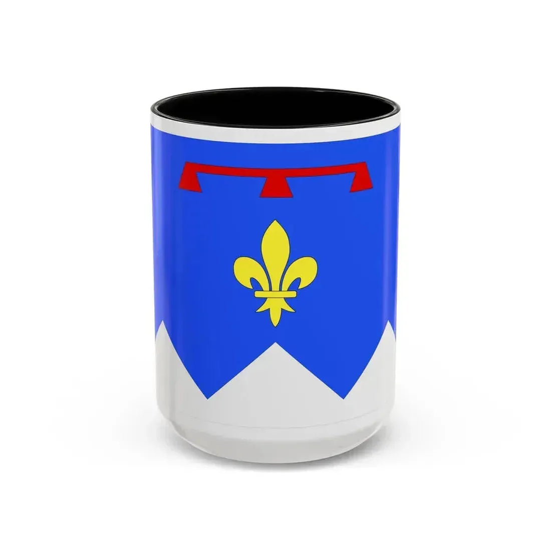 Flag of Alpes de Haute Provence France 2 - Accent Coffee Mug 15oz Black - Go Mug Yourself