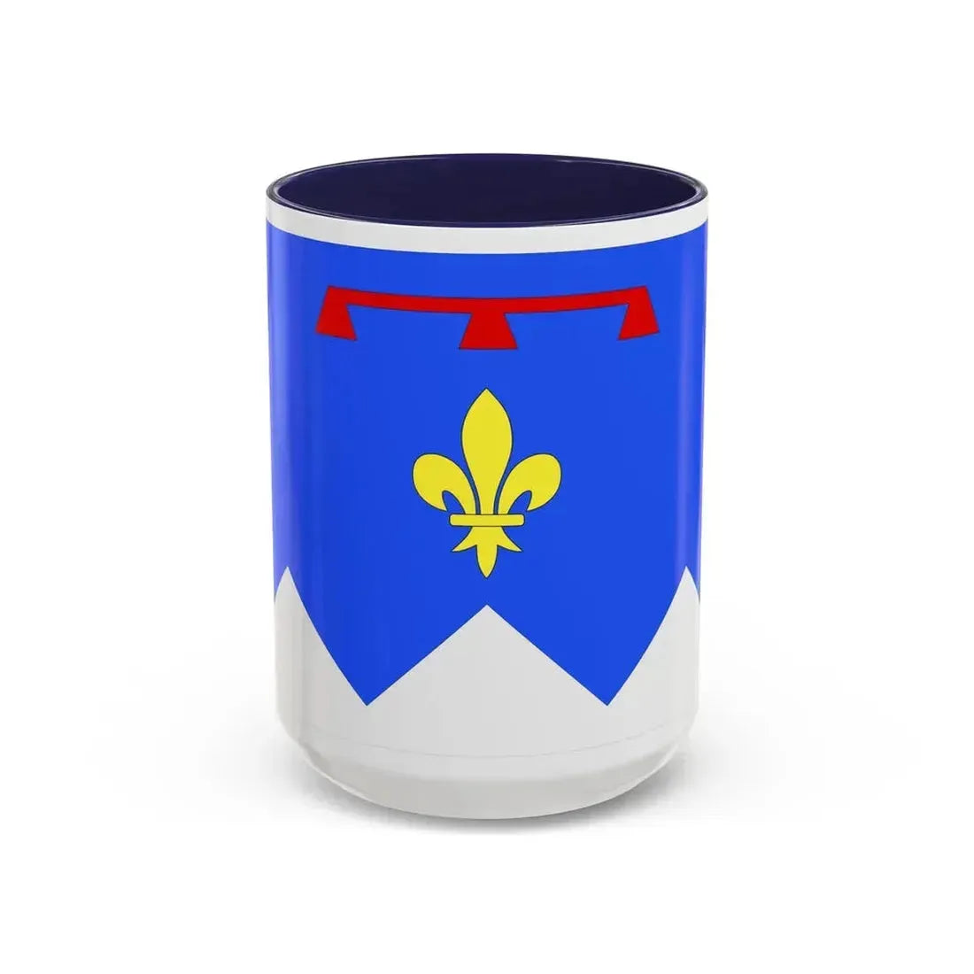 Flag of Alpes de Haute Provence France 2 - Accent Coffee Mug 15oz Navy - Go Mug Yourself