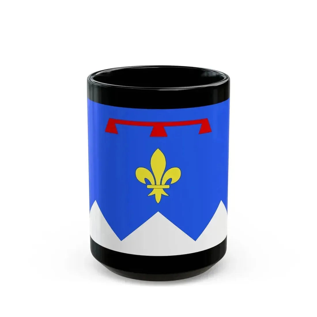 Flag of Alpes de Haute Provence France 2 - Black Coffee Mug 15oz - Go Mug Yourself