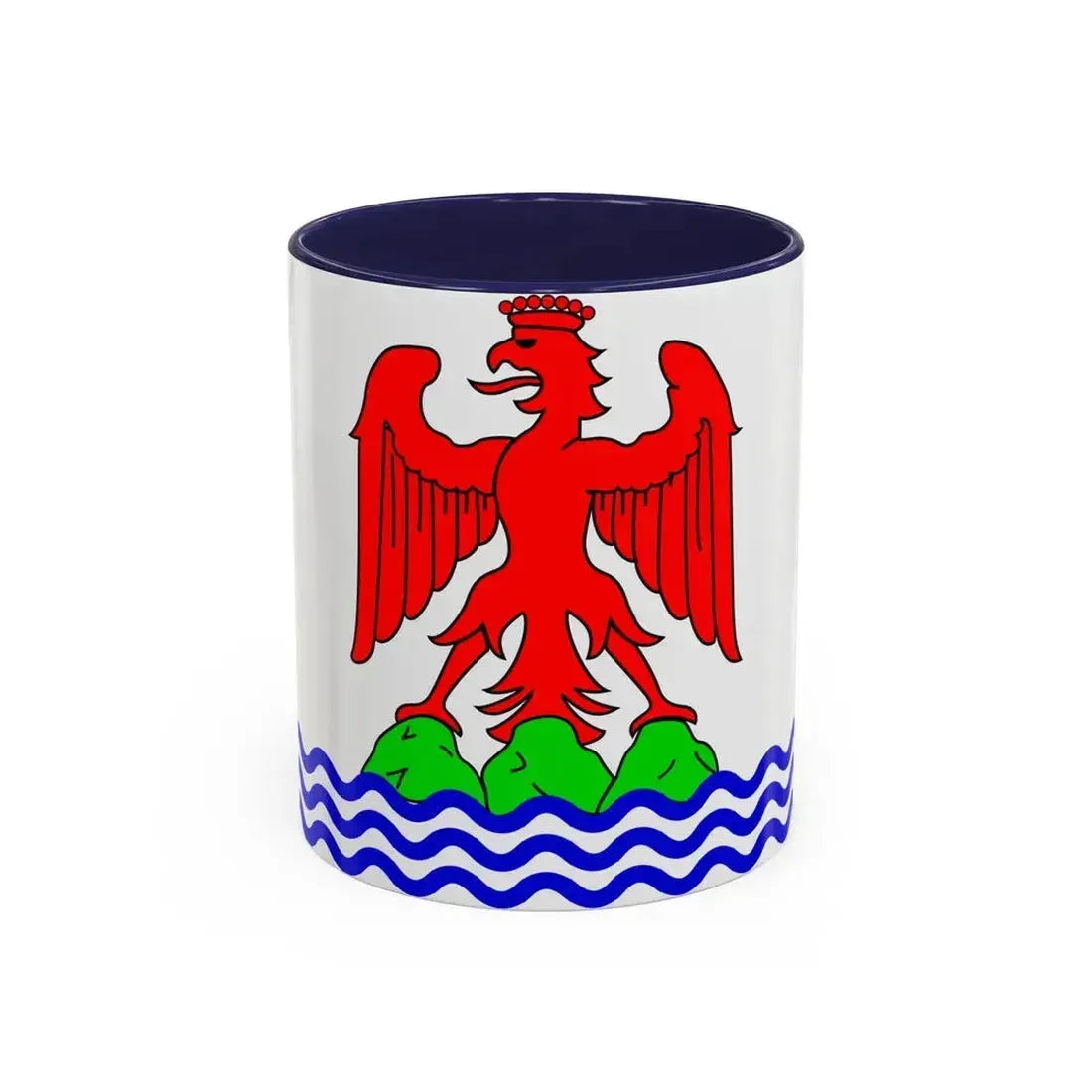 Flag of Alpes Maritimes France 2 - Accent Coffee Mug 11oz Navy - Go Mug Yourself