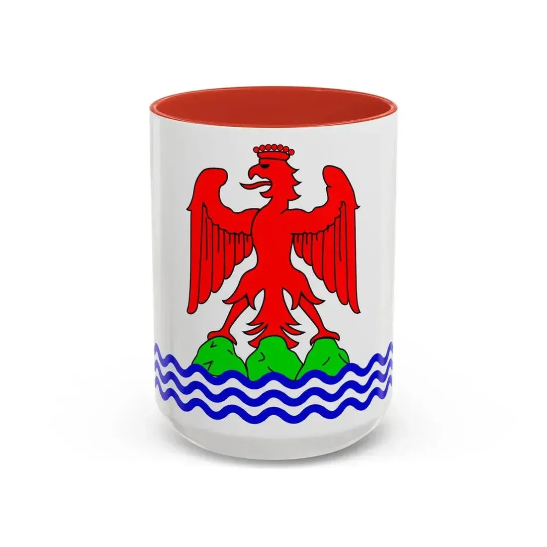 Flag of Alpes Maritimes France 2 - Accent Coffee Mug 15oz Red - Go Mug Yourself