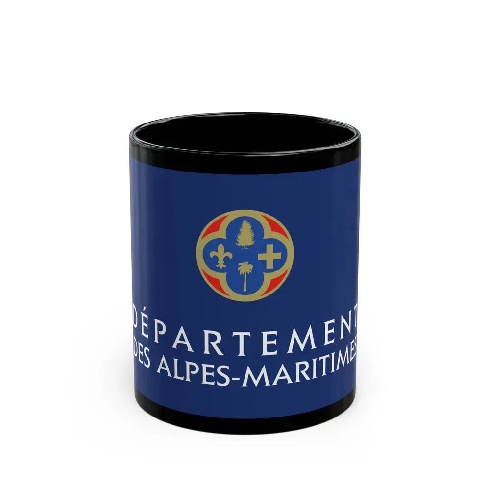 Flag of Alpes Maritimes France - Black Coffee Mug 11oz - Go Mug Yourself