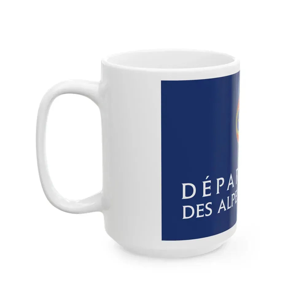 Flag of Alpes Maritimes France - White Coffee Mug - Go Mug Yourself