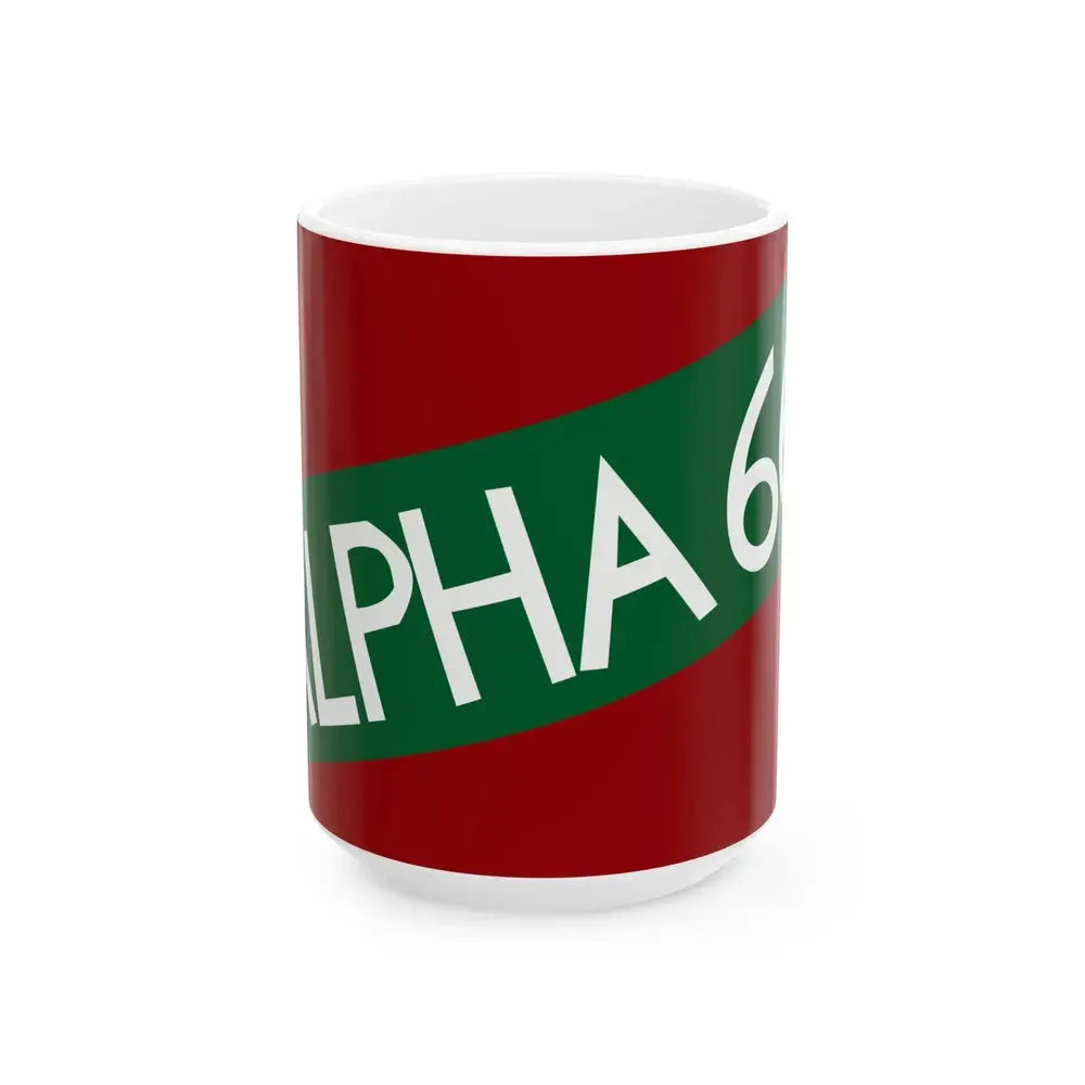 Flag of Alpha 66 (Cuba) White Coffee Mug 15oz - Go Mug Yourself