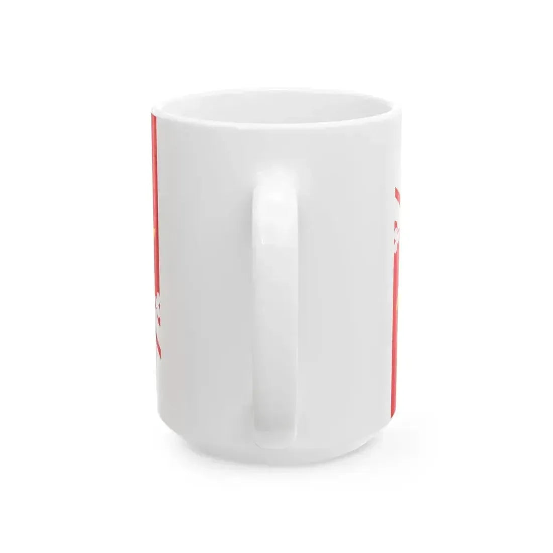 Flag of Alsace (Belgium) White Coffee Mug - Go Mug Yourself