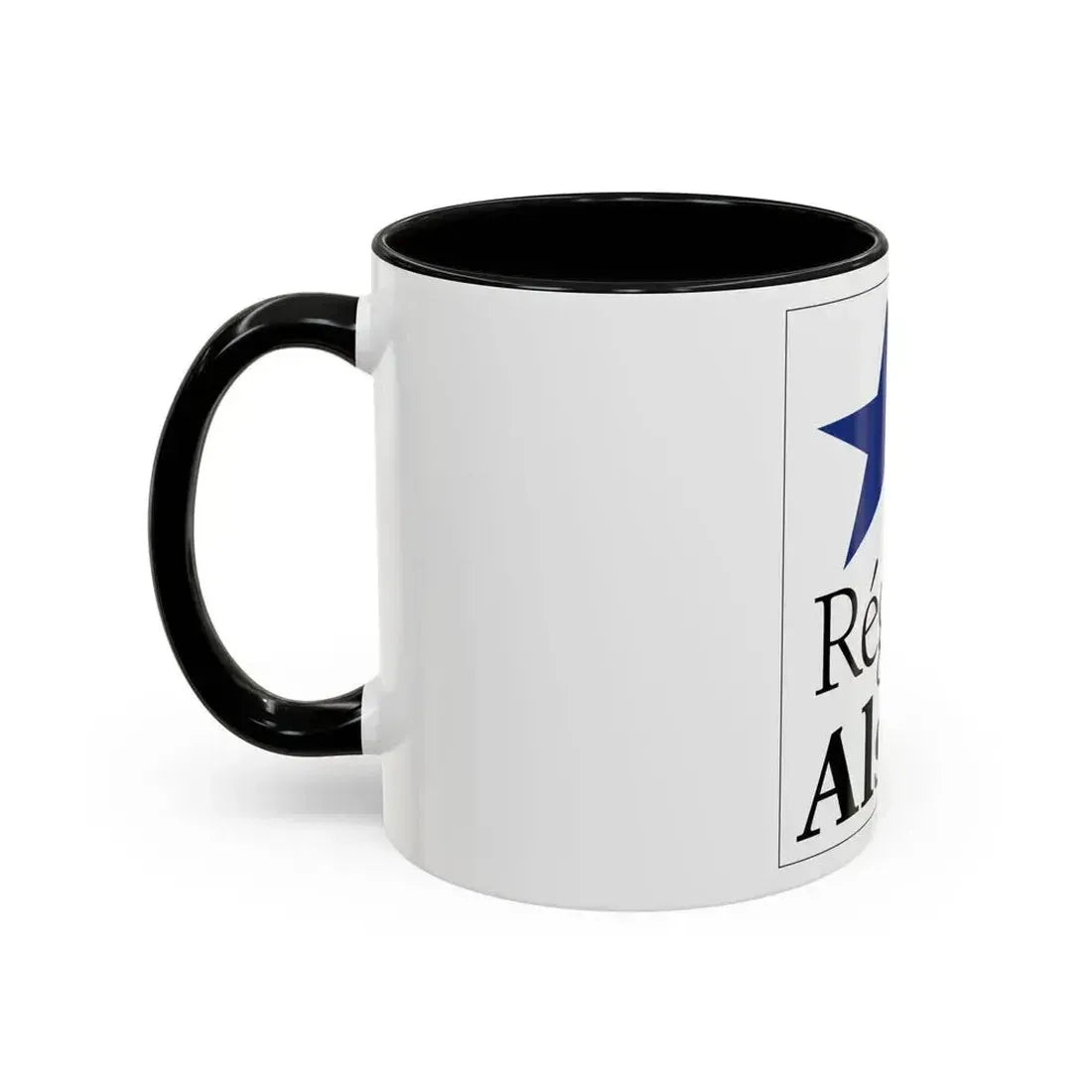 Flag of Alsace France 2 - Accent Coffee Mug - Go Mug Yourself