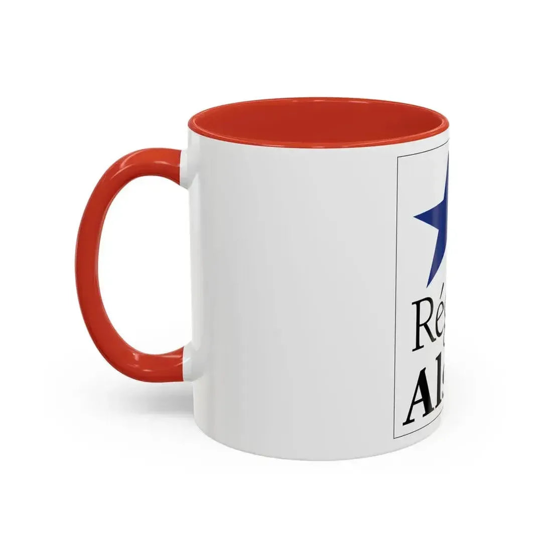 Flag of Alsace France 2 - Accent Coffee Mug - Go Mug Yourself