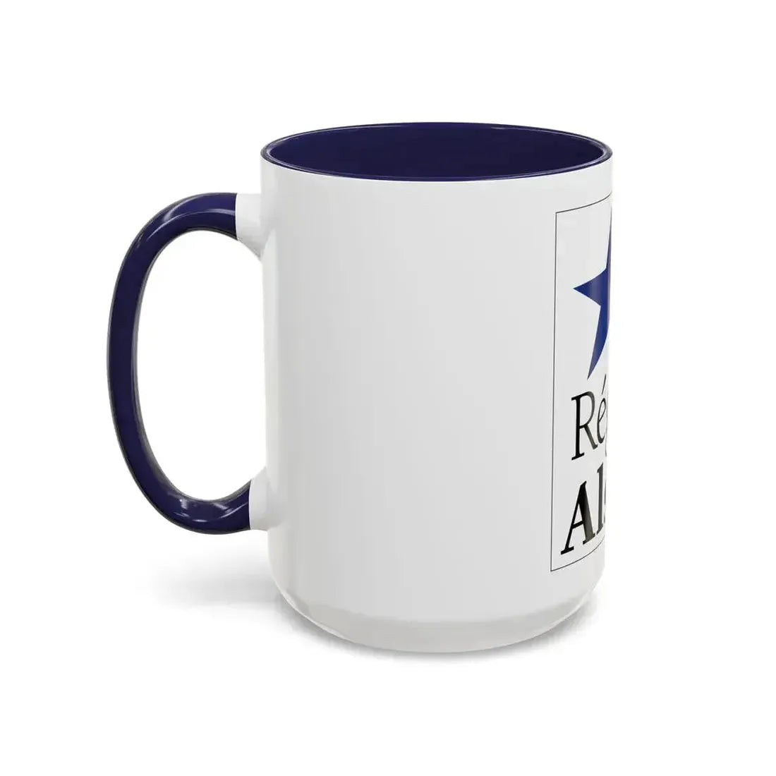 Flag of Alsace France 2 - Accent Coffee Mug - Go Mug Yourself