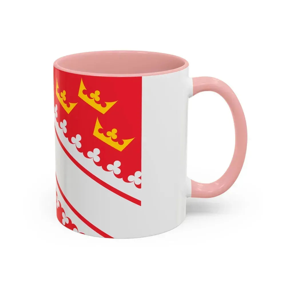 Flag of Alsace France - Accent Coffee Mug - Go Mug Yourself