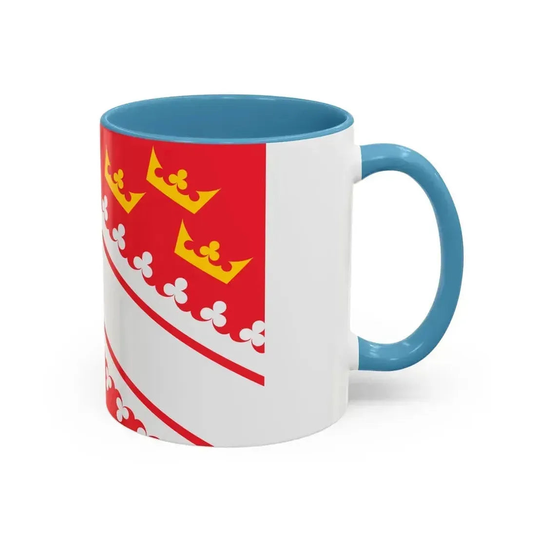 Flag of Alsace France - Accent Coffee Mug - Go Mug Yourself