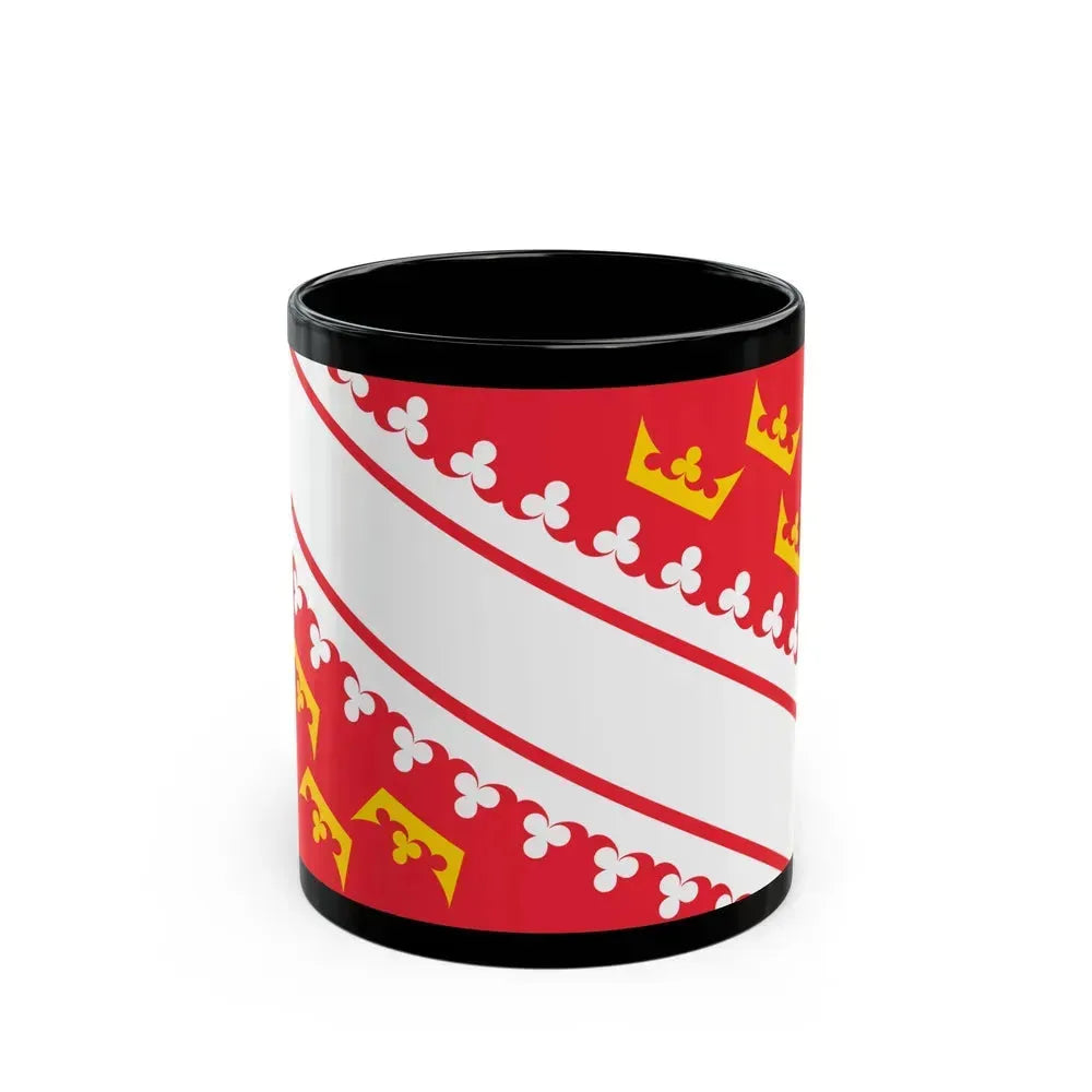 Flag of Alsace France - Black Coffee Mug 11oz - Go Mug Yourself