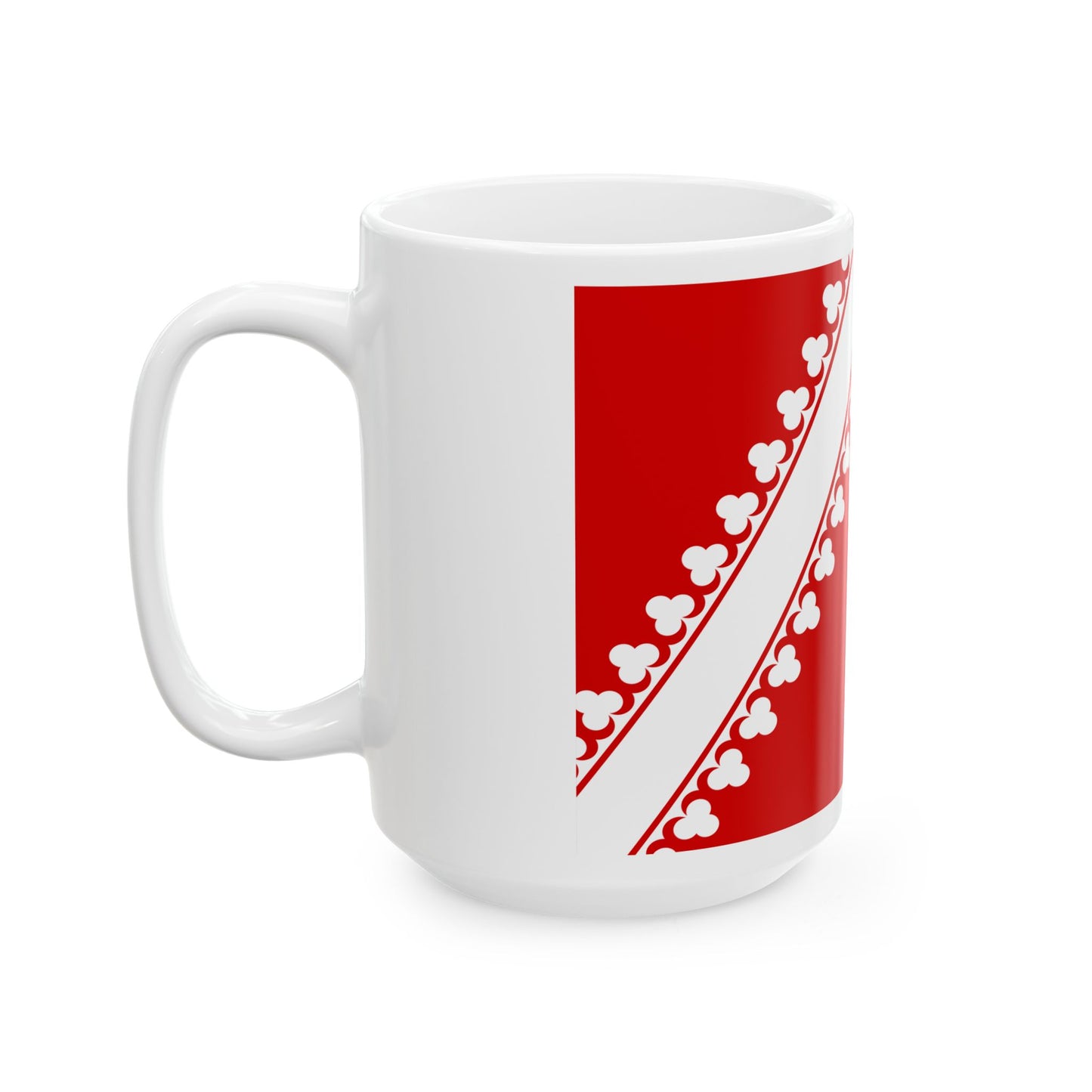 Flag of Alsace old (Belgium) White Coffee Mug-Go Mug Yourself