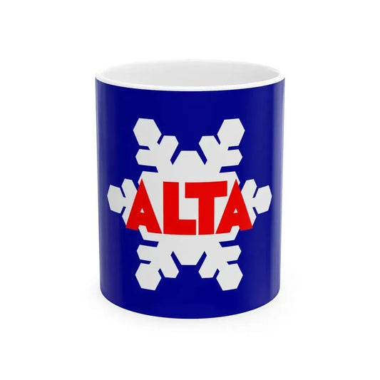 Flag of Alta Utah (United States) White Coffee Mug 11oz - Go Mug Yourself