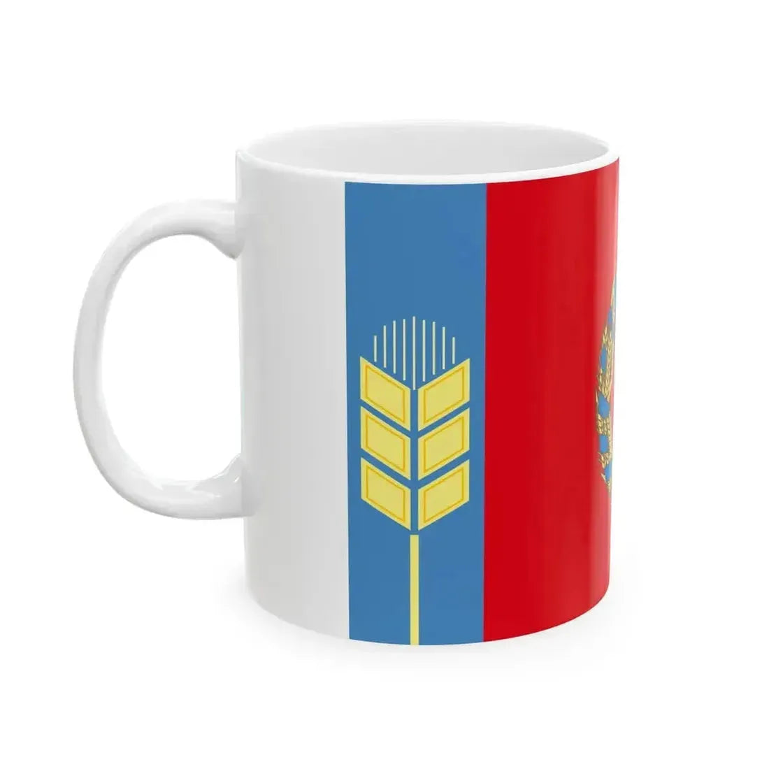Flag of Altai Krai Latest version (Russia) White Coffee Mug - Go Mug Yourself