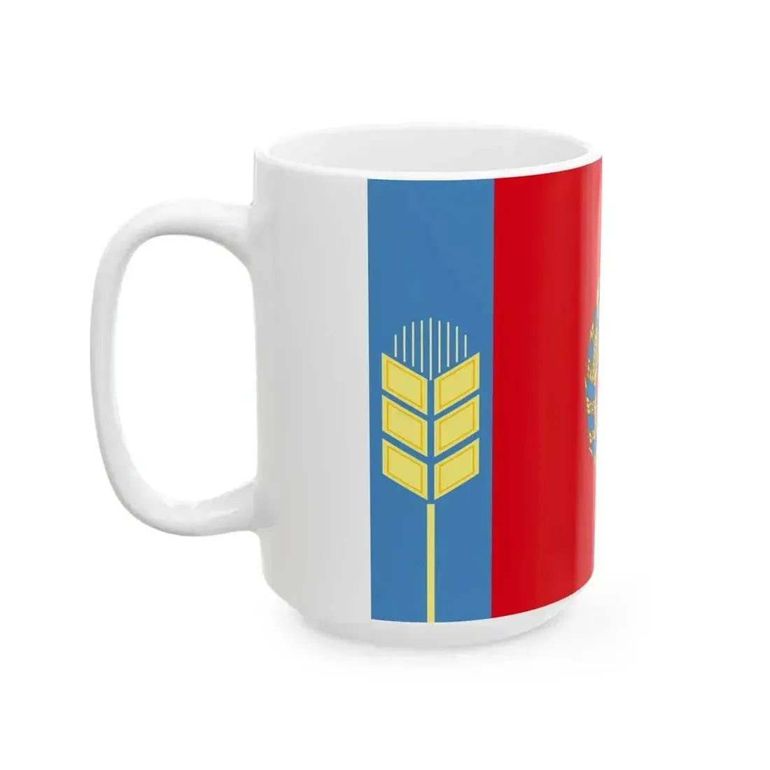 Flag of Altai Krai Latest version (Russia) White Coffee Mug - Go Mug Yourself