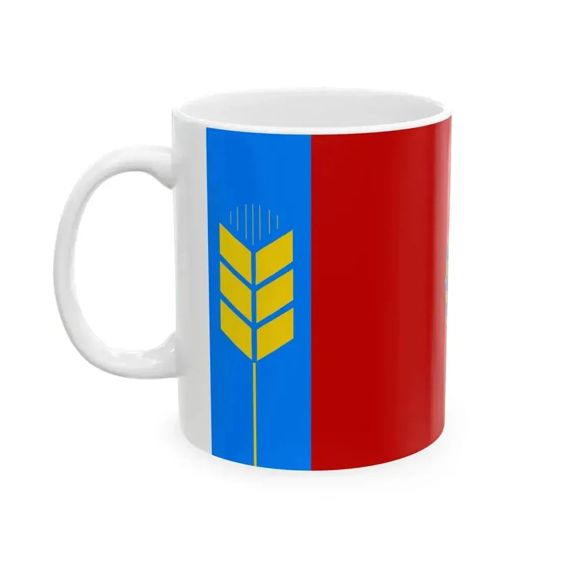 Flag of Altai Krai (Russia) White Coffee Mug - Go Mug Yourself