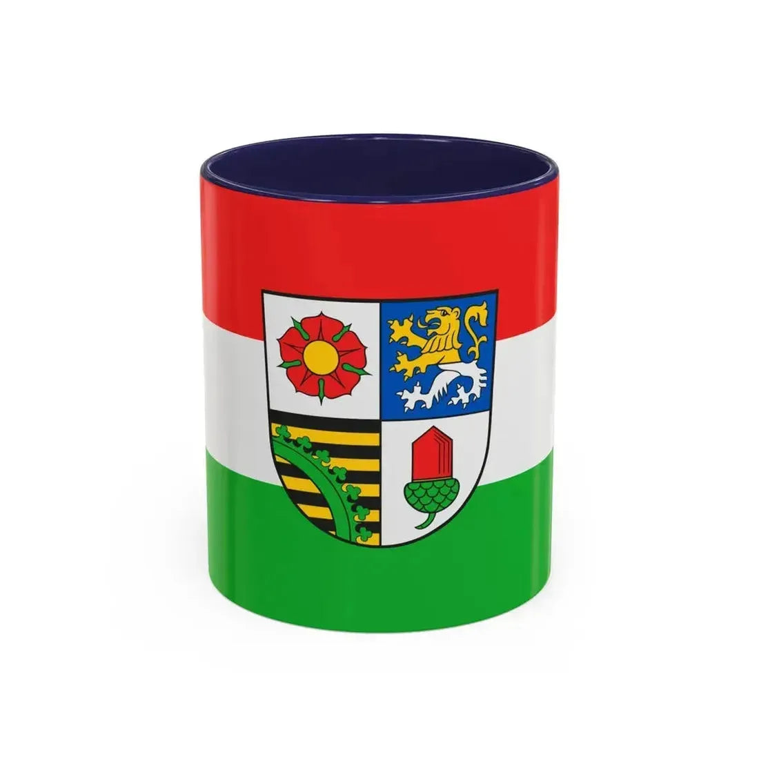 Flag of Altenburger Land Germany - Accent Coffee Mug 11oz Navy - Go Mug Yourself