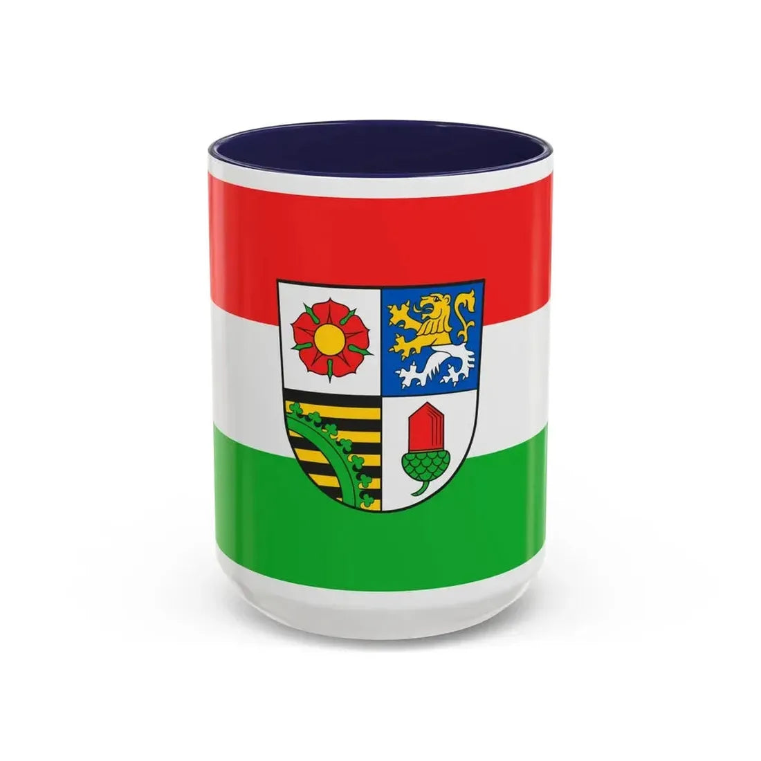 Flag of Altenburger Land Germany - Accent Coffee Mug 15oz Navy - Go Mug Yourself