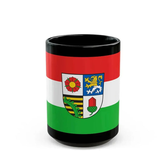 Flag of Altenburger Land Germany - Black Coffee Mug 15oz - Go Mug Yourself