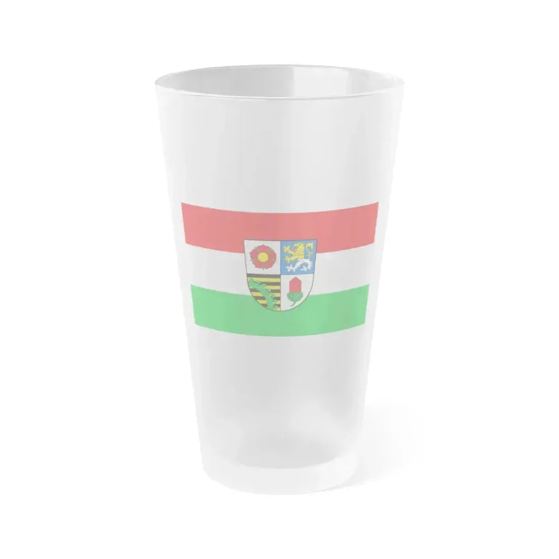 Flag of Altenburger Land Germany - Frosted Pint Glass 16oz 16oz Frosted - Go Mug Yourself