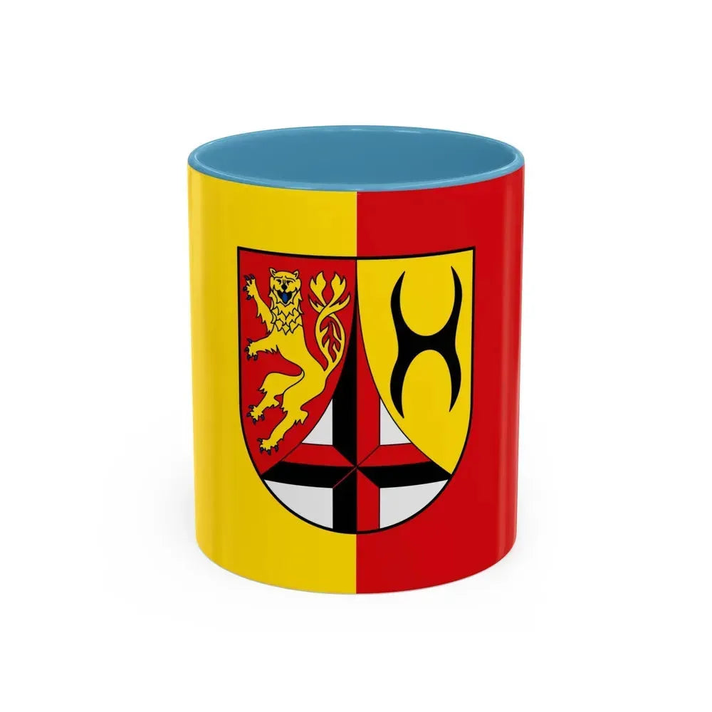Flag of Altenkirchen Germany - Accent Coffee Mug 11oz Light Blue - Go Mug Yourself